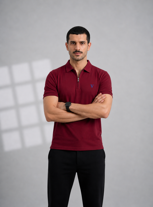 Salmon Polo Shirt