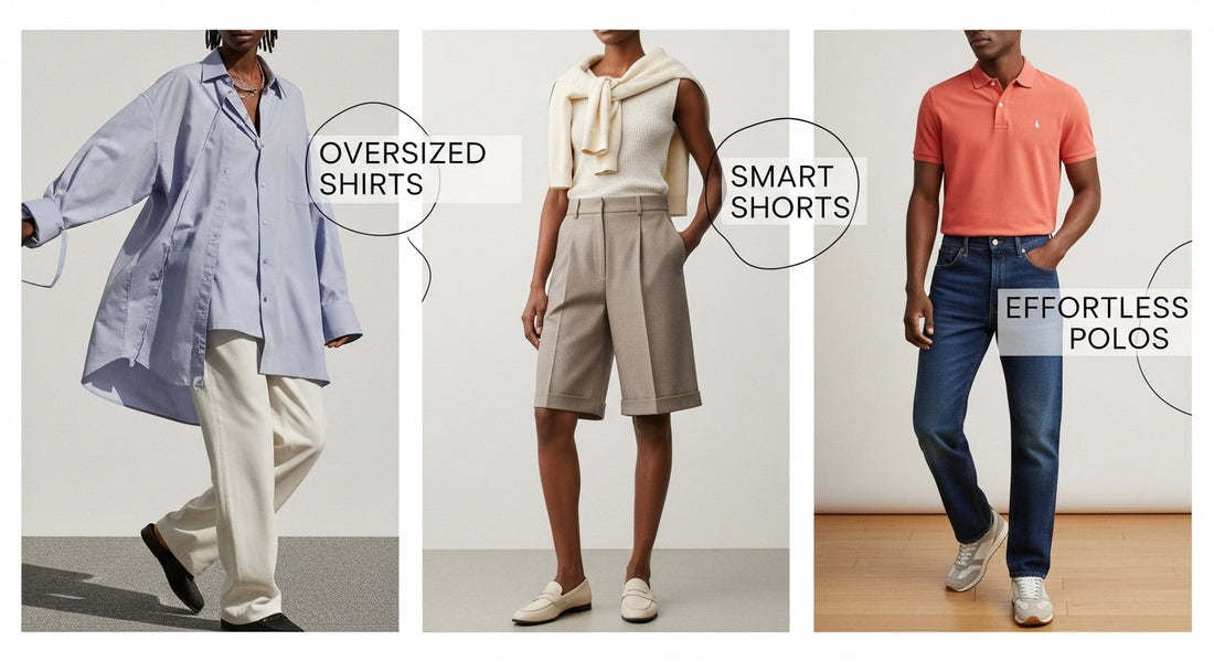 Top Fashion Trends for 2025: Oversized Shirts, Smart Shorts, and Effortless Polos