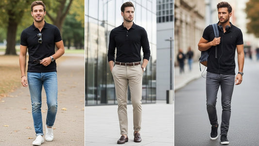 Black Polo Shirt Outfit Ideas for Men: Casual, Smart, and Everyday Looks