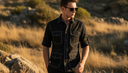 Safari Shirt: The Ultimate Men’s Outdoor Style Essential in Pakistan
