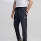 Mens slim fit track pants dark grey athletic wear