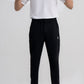 Mens black premium active wear jogger pants
