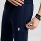 Mens navy casual active wear pants for men