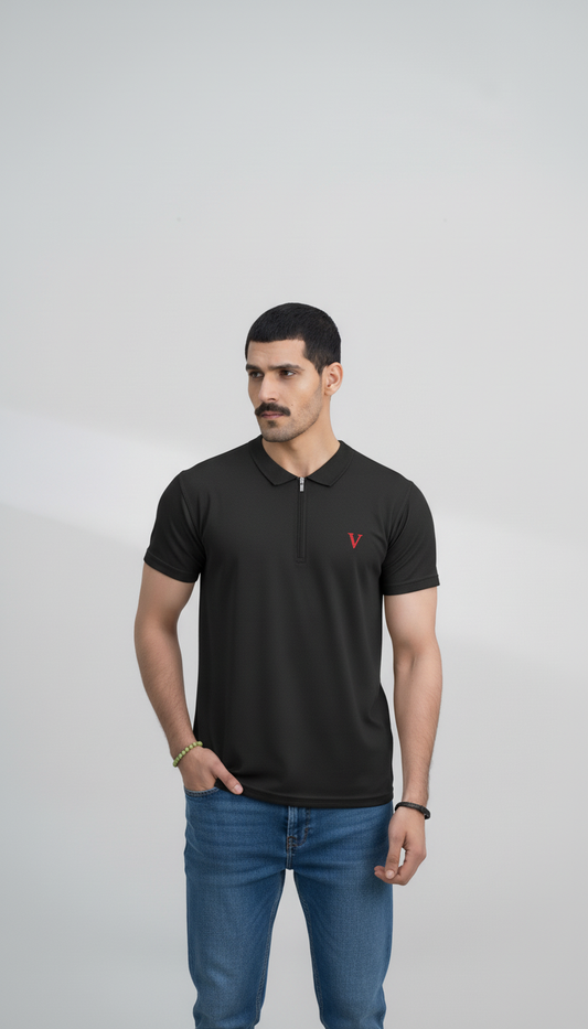 Classic Black Polo Shirt