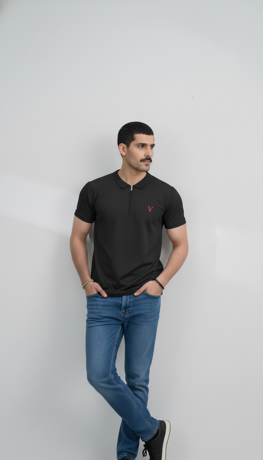 Classic Black Polo Shirt