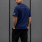 Velano Oversized Mens T-SHIRT Blue