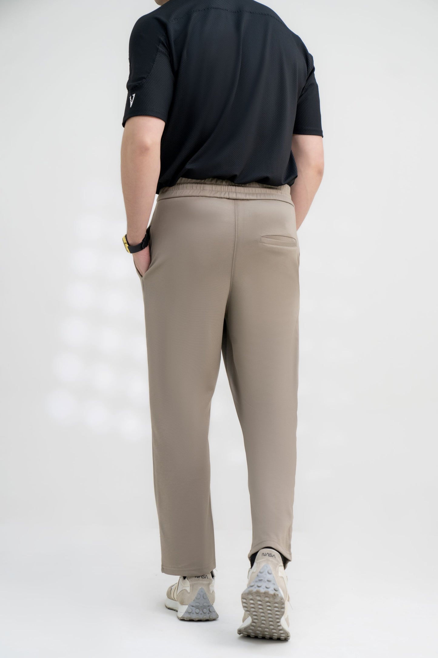 Mens Trendy Jogger Pants – Beige