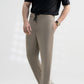 khaki stretch fit track pants