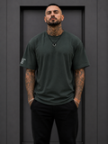 Velano Oversized Mens T-SHIRT Olive