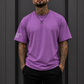Velano Oversized Mens T-SHIRT Purple