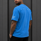 Velano Oversized Mens T-SHIRT Sky Blue